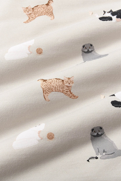 Twirl Dress in Fluffy Cat