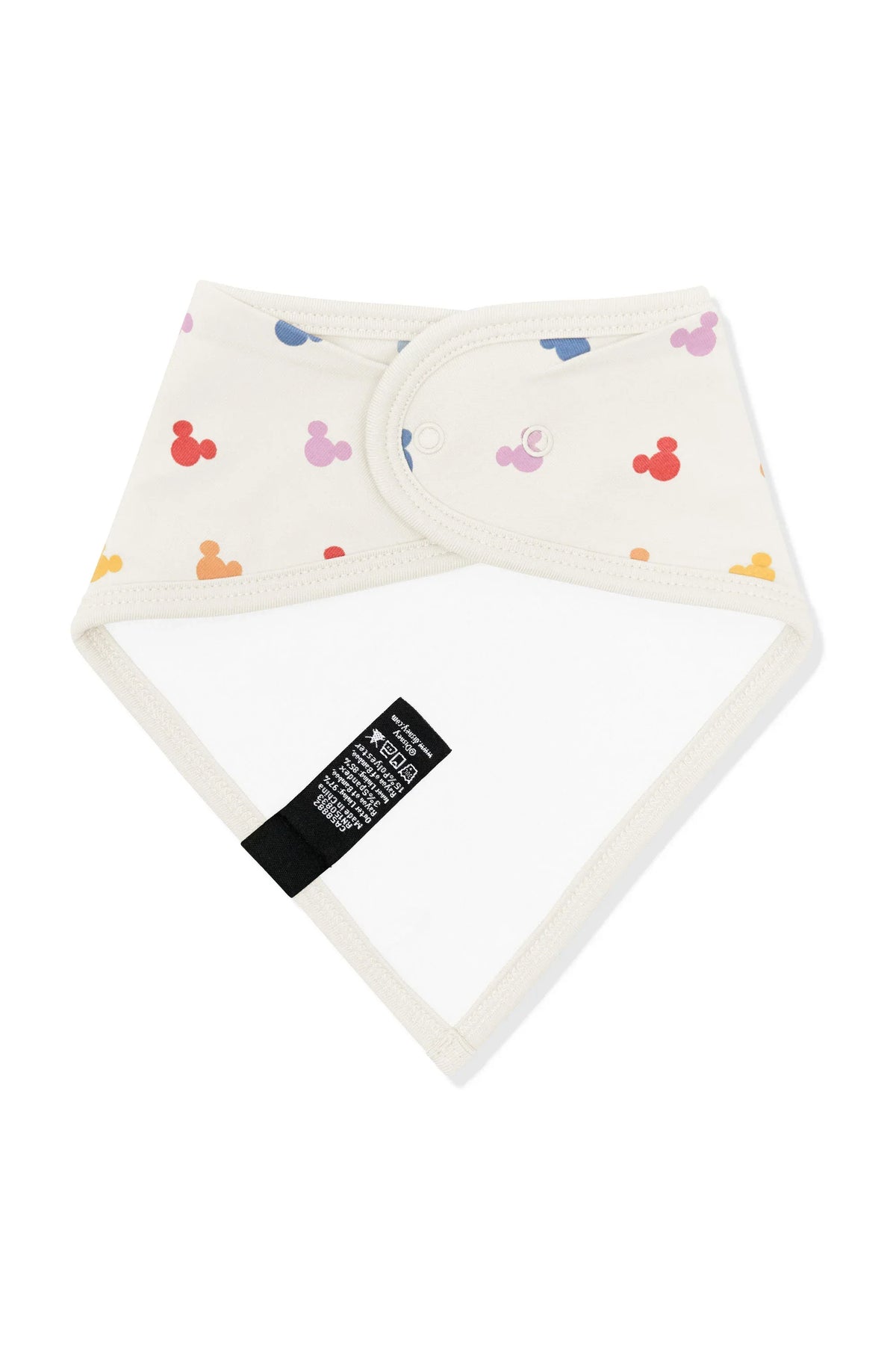 Bib in Pastel Mickey Mouse