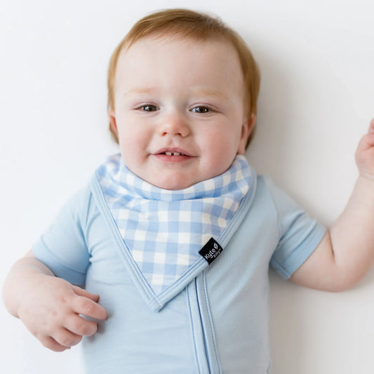Bib in Gingham Breeze