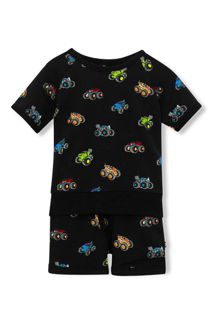 Short Sleeve Jogger Set in Monster Truck
