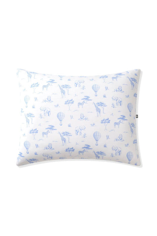 Toddler Pillowcase in Toile Safari