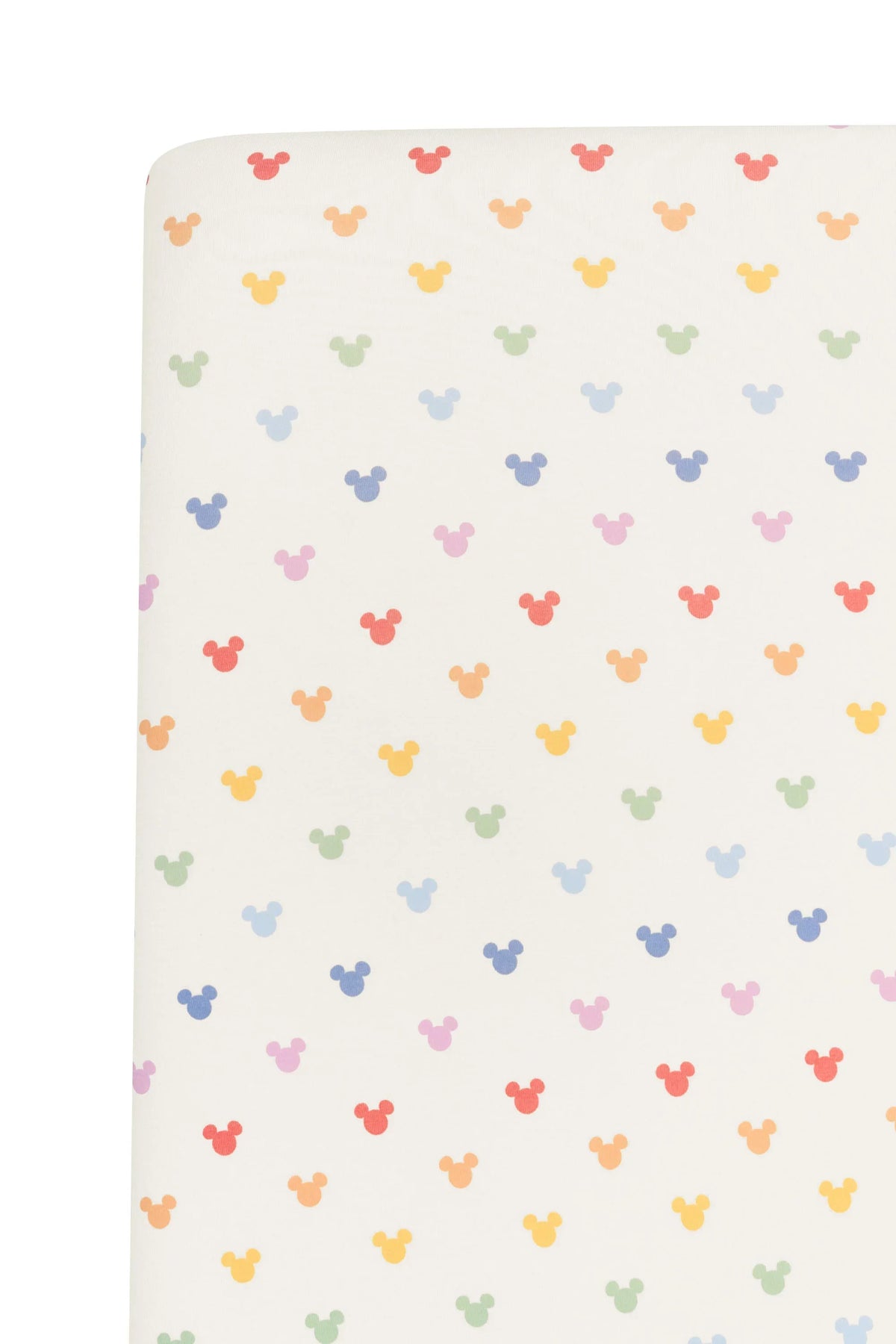 Crib Sheet in Pastel Mickey Mouse